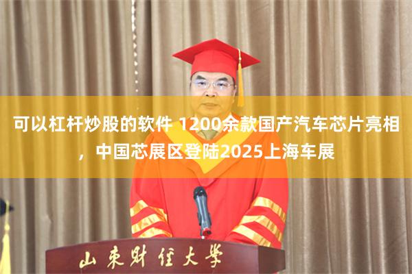 可以杠杆炒股的软件 1200余款国产汽车芯片亮相，中国芯展区登陆2025上海车展