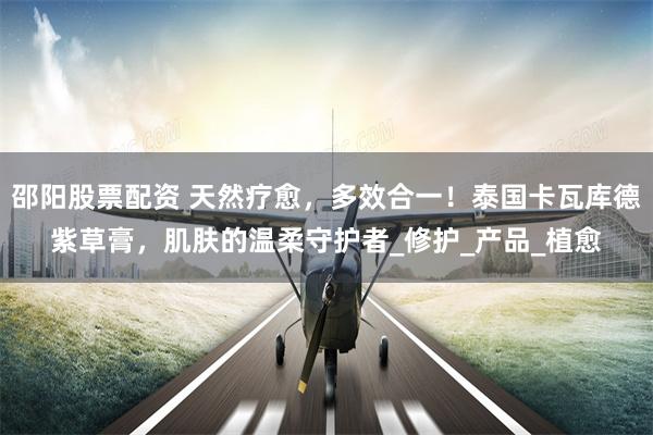 邵阳股票配资 天然疗愈，多效合一！泰国卡瓦库德紫草膏，肌肤的温柔守护者_修护_产品_植愈